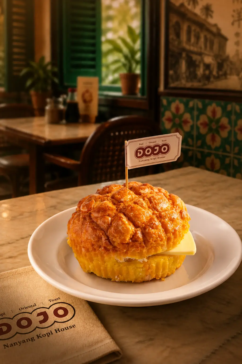 Golden Polo Bun at DOJO